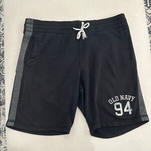 Old Navy Charcoal Black Shorts with Logo
